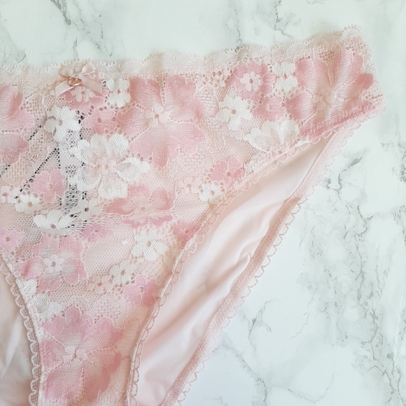 BODY BY VICTORIA Lace-front Bikini Panty - Picture 3 of 10